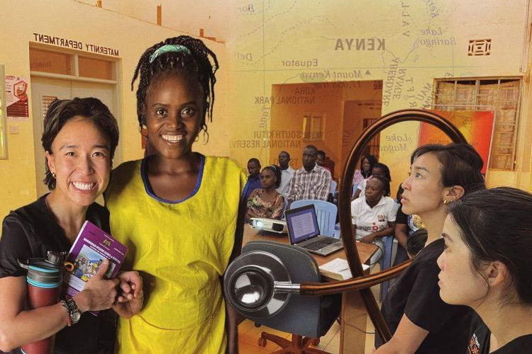 <a href='http://web-sitemap.lloveu.net'>正规博彩十大网站</a>的学生在肯尼亚与50名医务人员一起工作.