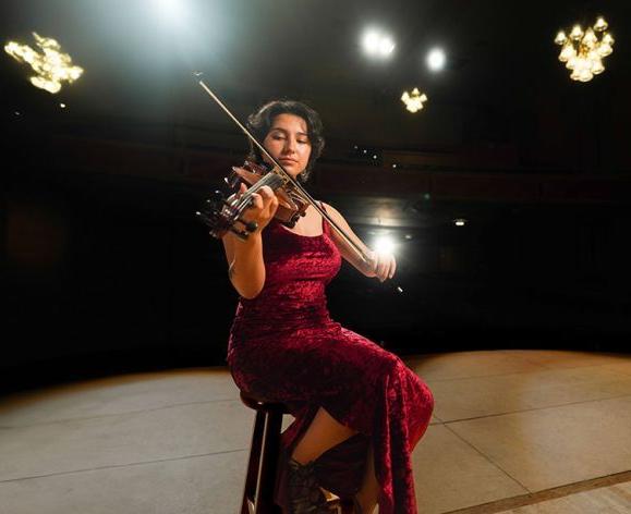 Jazz Ambassador, Giana Pedregon on violin